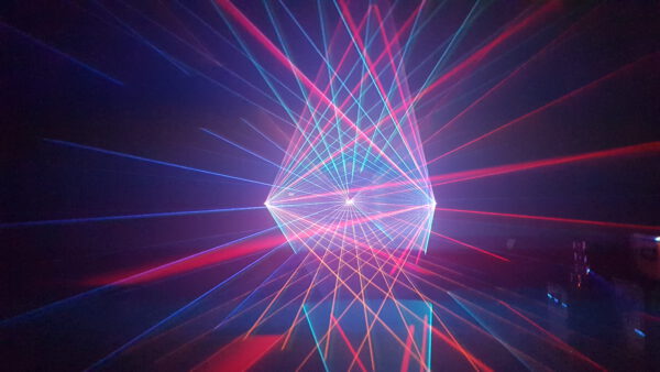 Live mit 5x Laser RGB